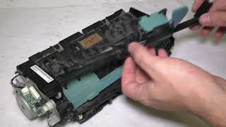 Разборка блока сканера принтера hp LaserJet 3020.