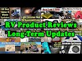 Big List of RV Product Review Long Term Updates