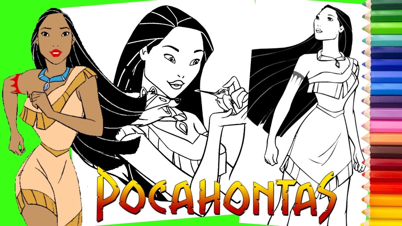 Featured image of post Disney Princess Colouring Pages Pocahontas Pocahontas coloring pages is very beautiful she is a princess that kind she is behind sun flowers and be appear so cute and beautiful