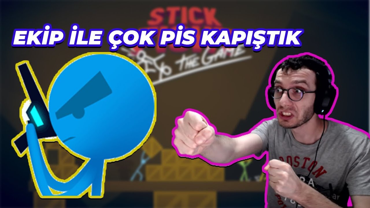 EKİP İLE ÇOK FENA KAPIŞTIK ! | STICK FIGHT THE GAME