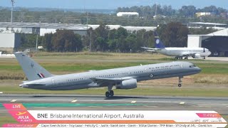 🔴LIVE ✈️ SINGLE RUNWAY OPS ! Brisbane Plane Spotting   ATC | 29.8.26🔴