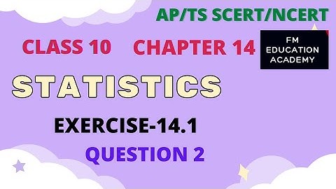 AP/TS SCERT Statistics Exercise 14.1 Question 2 Class 10 Math | Mean