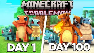 I Survived 100 Days in Minecraft Cobblemon… Here’s What Happened!