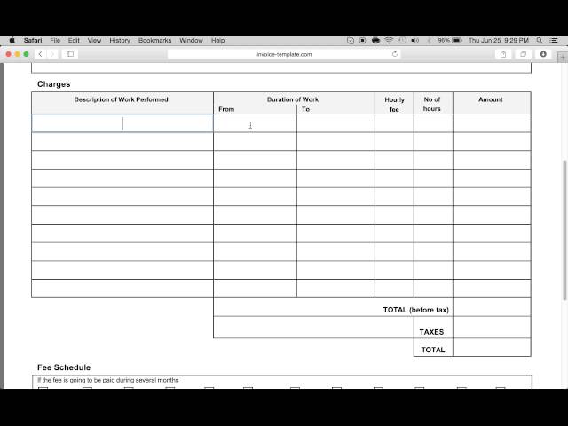 free contractor invoice template free contractor invoice template