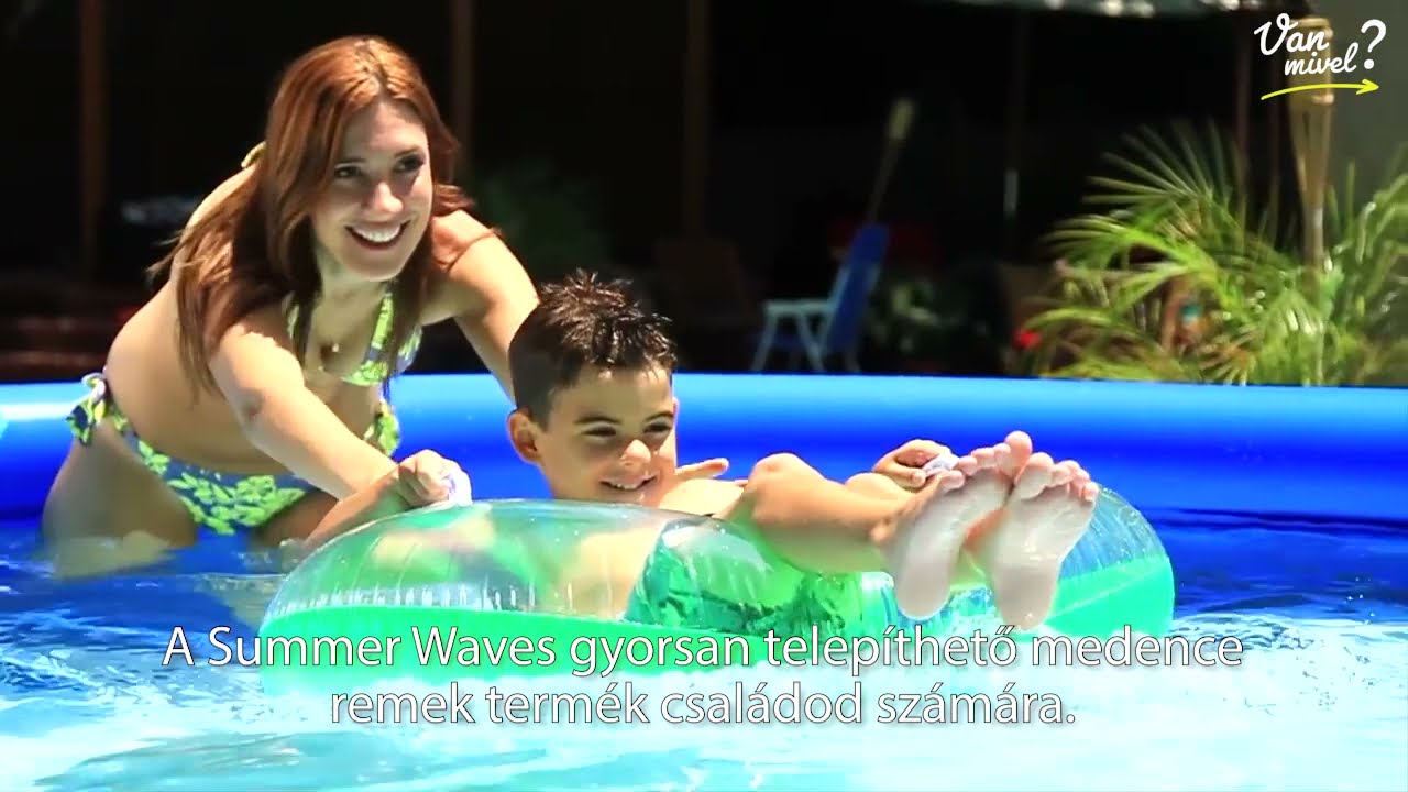 Felfújható gyűrűs medence Summer Waves Quick Set Pool
