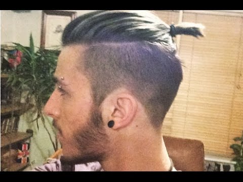 Shaved Sides Hairstyles Men Bun Youtube