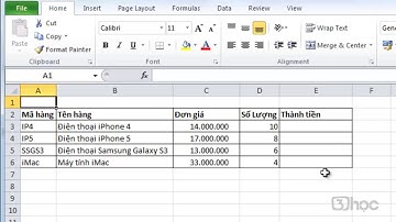 Học Excel online full từ cơ bản đến nâng cao - 47  Tính toán đơn giản