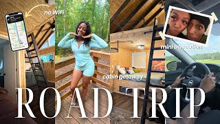 weekend in my life | cozy forest cabin getaway with my bf