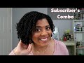 TRYING MY SUBSCRIBER'S WASH N' GO COMBO | Kinky Curly Knot Today, UFD Curly Magic & Wetline Extreme