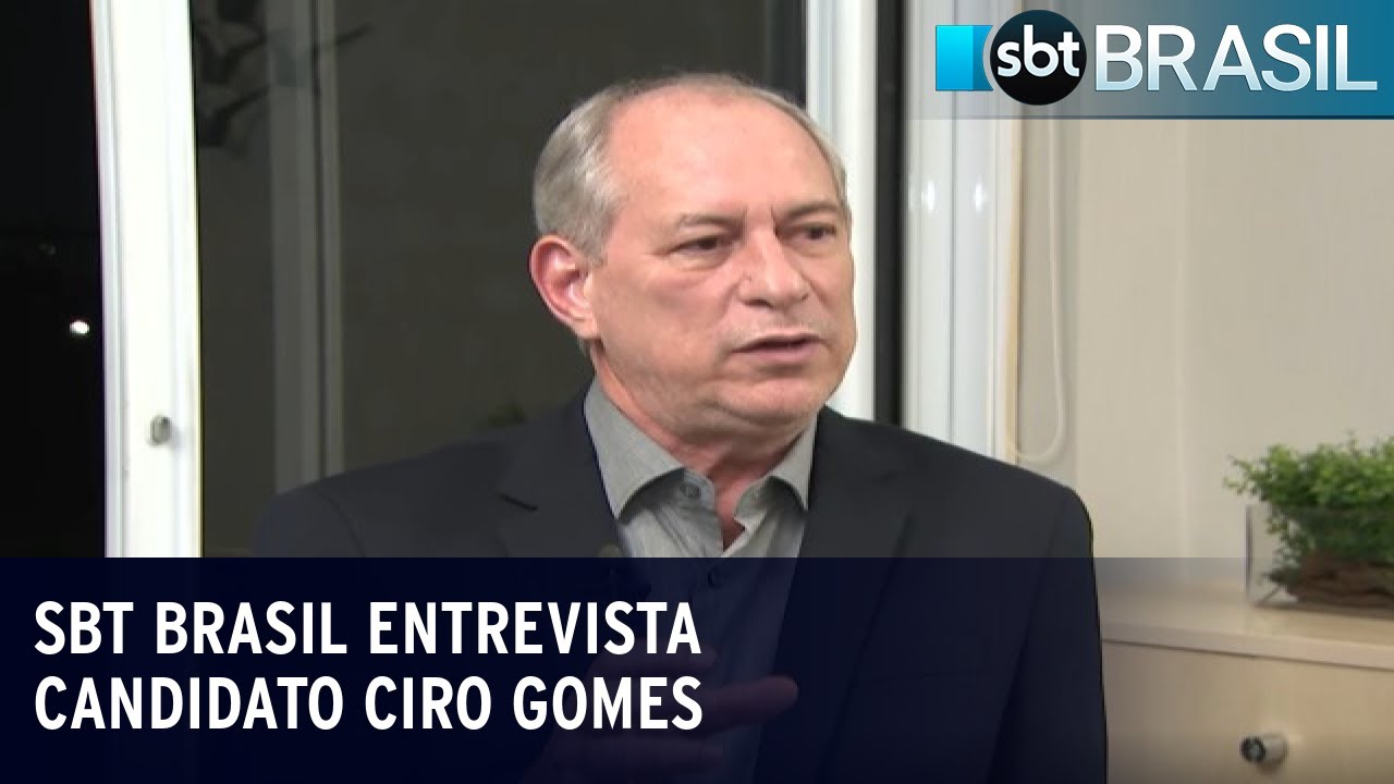 Ciro Gomes concede entrevista exclusiva ao SBT Brasil | SBT Brasil (17/08/22)