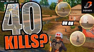 GOING FOR THE 40-BOMB - LIGHTS OUT SQUADS - PUBG Mobile