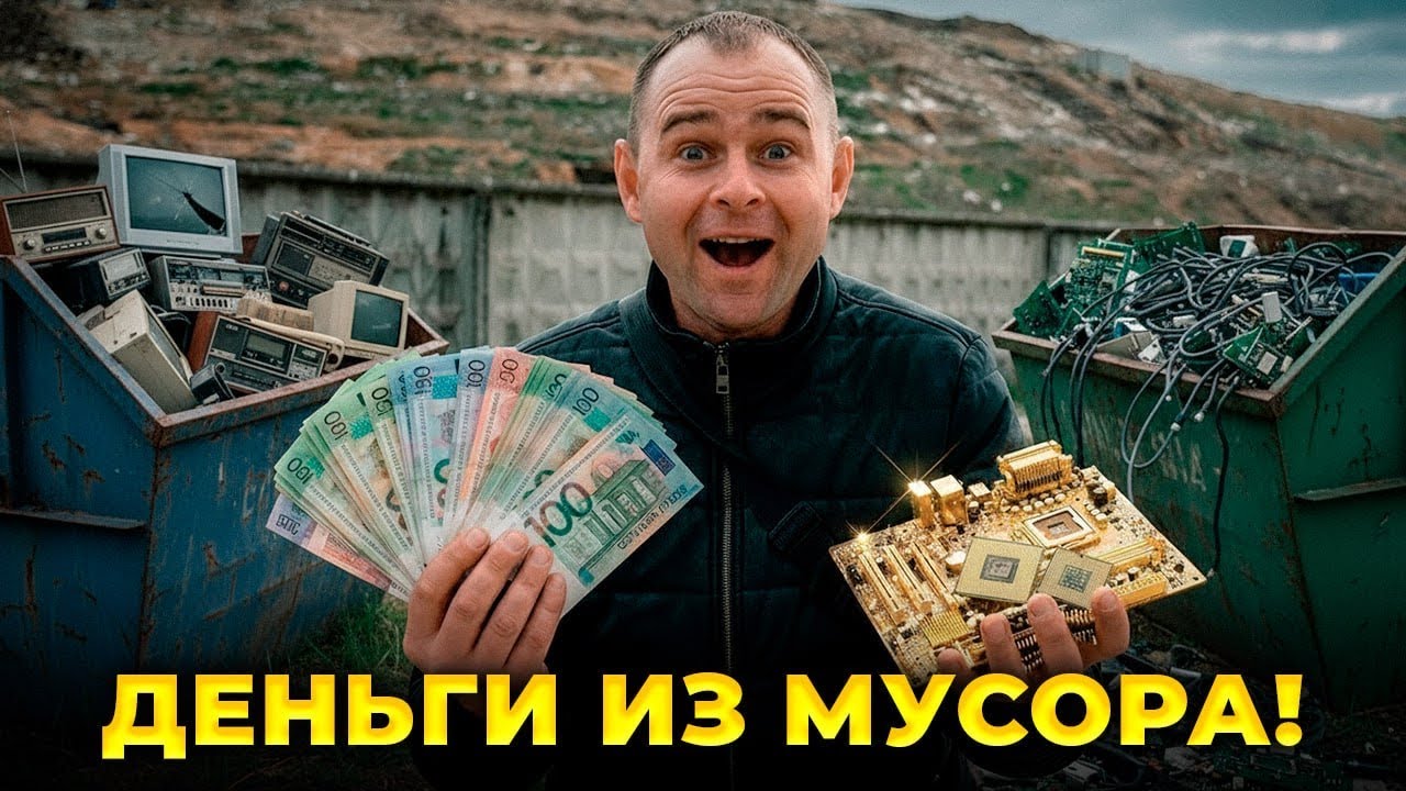 Самая Крутая организация по скупке плат и радиодеталей) деньги из мусора. Мусорщик