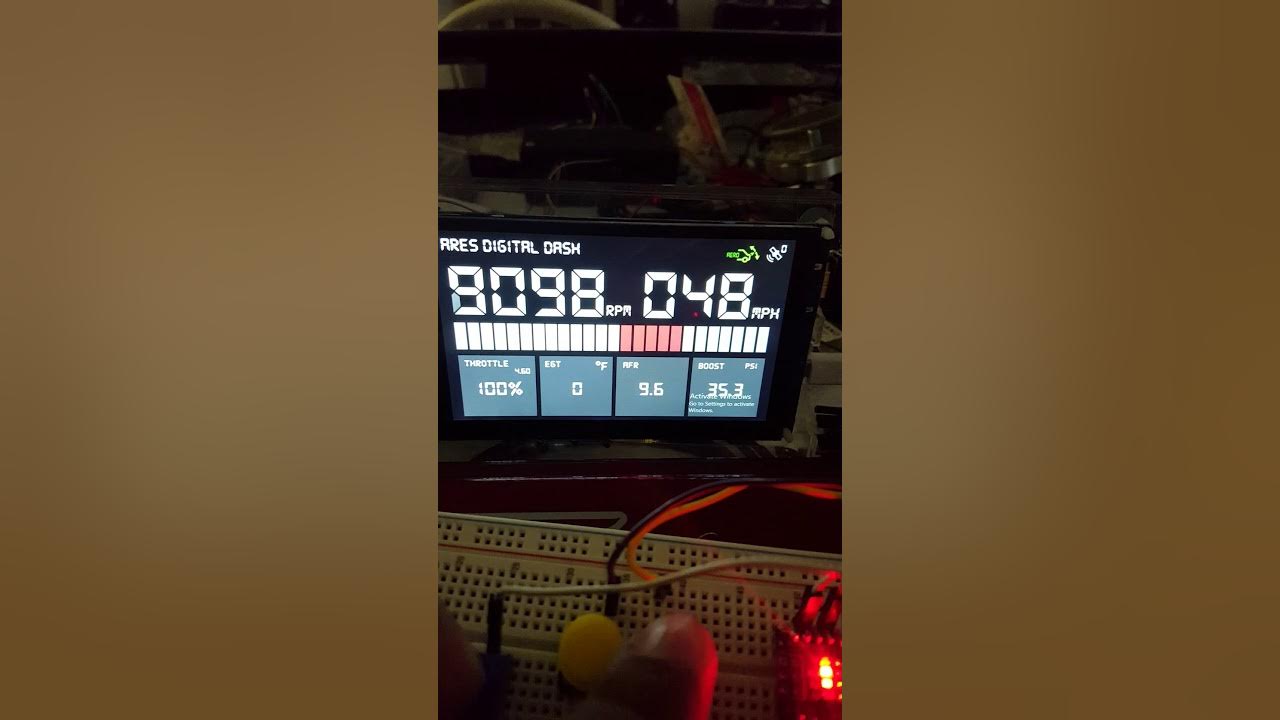 arduino digital dash using unity3d. - YouTube