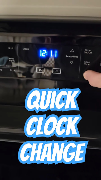 How to Set the Clock on Your Whirlpool Stove