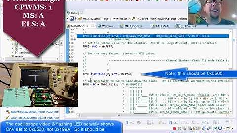 PWM settings for the Kinetis KL43Z explained