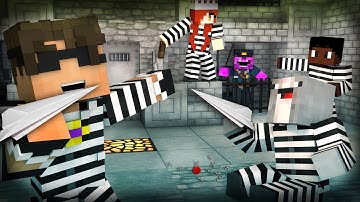 Minecraft Mini-Game: COPS N ROBBERS! (EPIC WARDEN FAIL!) /w Facecam