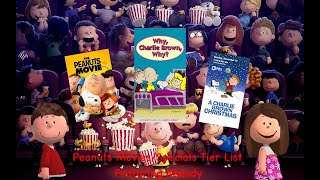 Peanuts Movies\/Specials Tier List Featuring Melody (@Love_Fargrance)