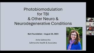 BART Webinar Series Photobiomodulation for TBI with Anita Saltmarche