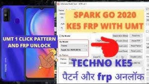 TECNO KE5K SPARK 6 GO  FRP REMOVE 1 CLICK UMT DONGLE ALL MTK CPU 1 CLICK FRP PATTERN REMOVE 2021