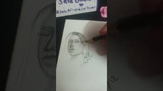 اسهل طريقة لرسم الشعر?للمبتدئين?shorts share portrait easydrawing hairstyle