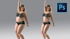 [Photoshop Tutorial] Merubah bentuk tubuh dari gemuk ke langsing (transform from fat to slim) - Durasi: 15.50. 