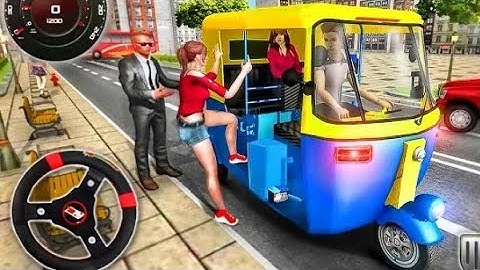 Modern Tuk Tuk Auto Rickshaw Driving Games - Tuk Tuk Driving Simulator #5 - Android Ios Gameplay