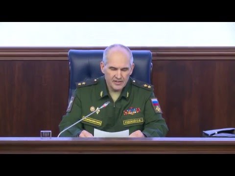 Начальник ГОУ ГШ ВС РФ С. Рудской подвел итоги действий российской авиагруппы в Сирии с 25 декабря