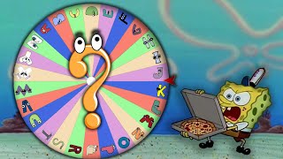 Dr Livesey Walk Alphabet Lore Wheel of Fortune edition trying to get a pizza from Spongebob Part 1