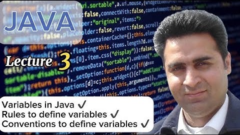 Lecture 3 - Variables in Java - Java Made Easy - Complete Java Tutorial For Beginners