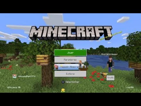 COMMENT SE CONNECTER A MICROSOFT SUR MINECRAFT PS4 !!