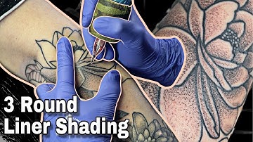 How To Tattoo - Stipple, Whip, Pepper Shading (3 Round Liner)