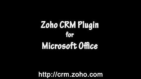 Zoho CRM Plugin for Microsoft Office (Mail Merge)