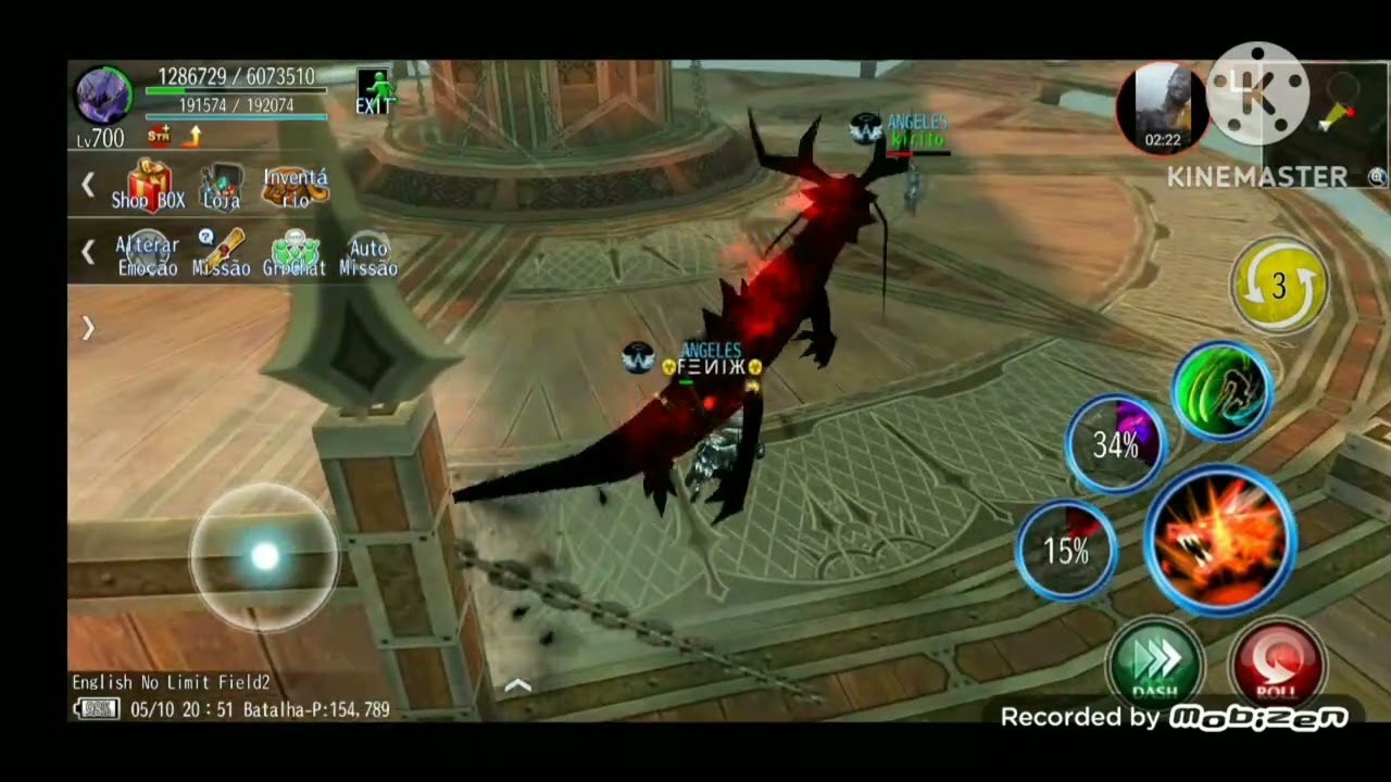 AVABEL MMORPG HATTORI DRAGON VS PRINCE OF AVABEL KIRITO DRAGON LV700