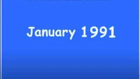 Starfall Calendar: January 1991 Title Card.