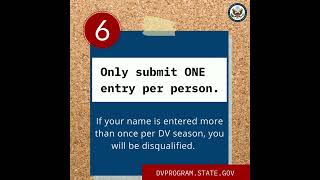 Electronic Diversity Visa (DV 2024) - Ten Tips for Applying