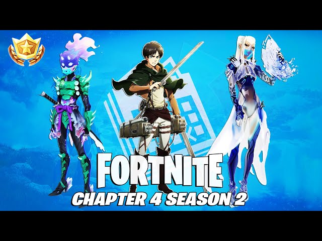 Fortnite' Chapter 4, Season 2 Battle Pass Skins Leak Online, Including ' Attack On Titan' Secret Skin