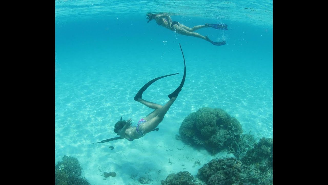 Amazing Beautiful Girl Spearfishing 2020 YouTube