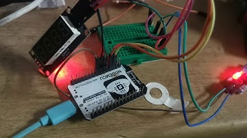 NODEMCU TM1637 Arduino  NTP DHT11  SevenSegmentTM1637.h