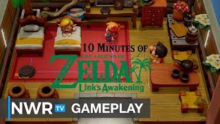 10 Minutes of The Legend of Zelda: Link's Awakening on Nintendo Switch (Direct Feed E3 2019)