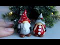 Пара Гномиков из полимерной глины🥰A pair of polymer clay Gnomes