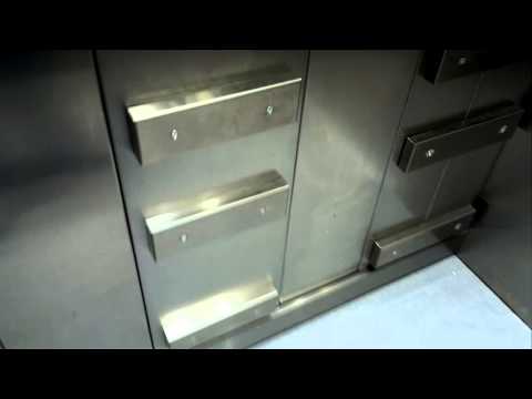 Old modernized Kone traction elevator/lift in Myyrmanni shopping center, Vantaa