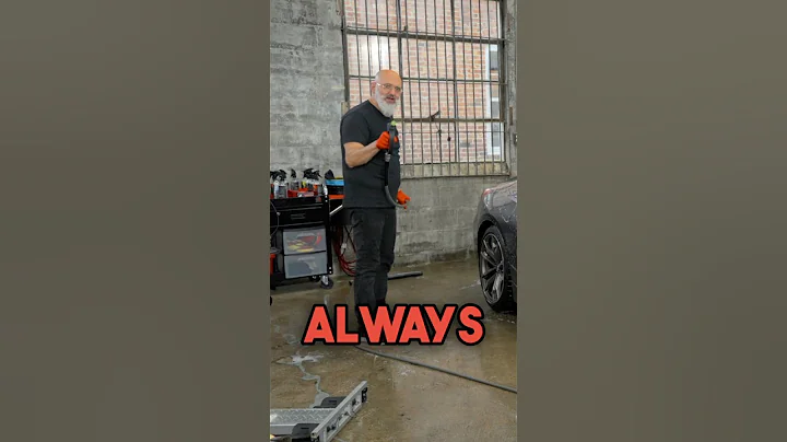 Tip when using a pressure washer!