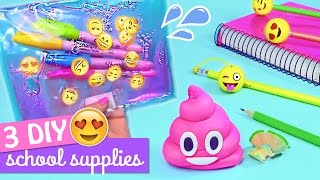 3 Diy Emoji School Supplies - Innova Crafts