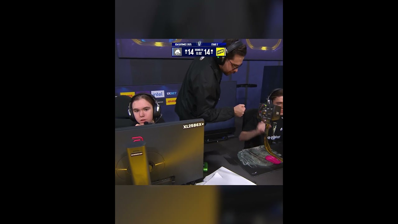 B1ad3 cant believe what he sees | cs2moments | Navi vs spirit | IEM Katowice 2025