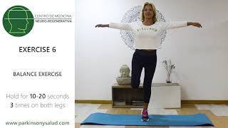 Exercise 6 Balance Exercise for the treatment of Parkinson's