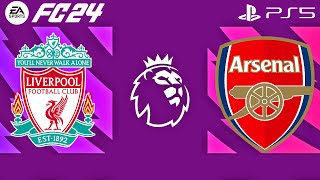 FIFA 24 - Liverpool vs Arsenal - Premier League 2024 | Saka vs Salah