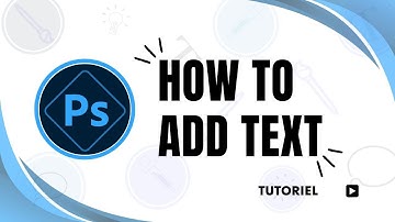 How to add text in adobe photoshop express