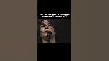 Yoongi Broke Down In Tears During Snooze Bts Ddayconcert Suga Minyoongi 