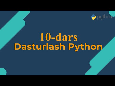 10-dars | Python