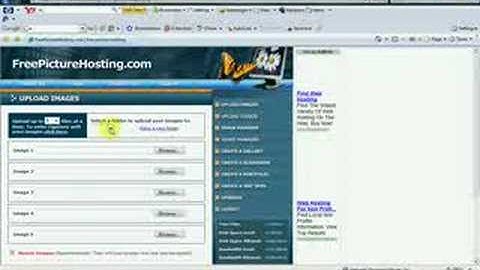 http://www.freepicturehosting.com image host how to upload free images for ebay craigslist